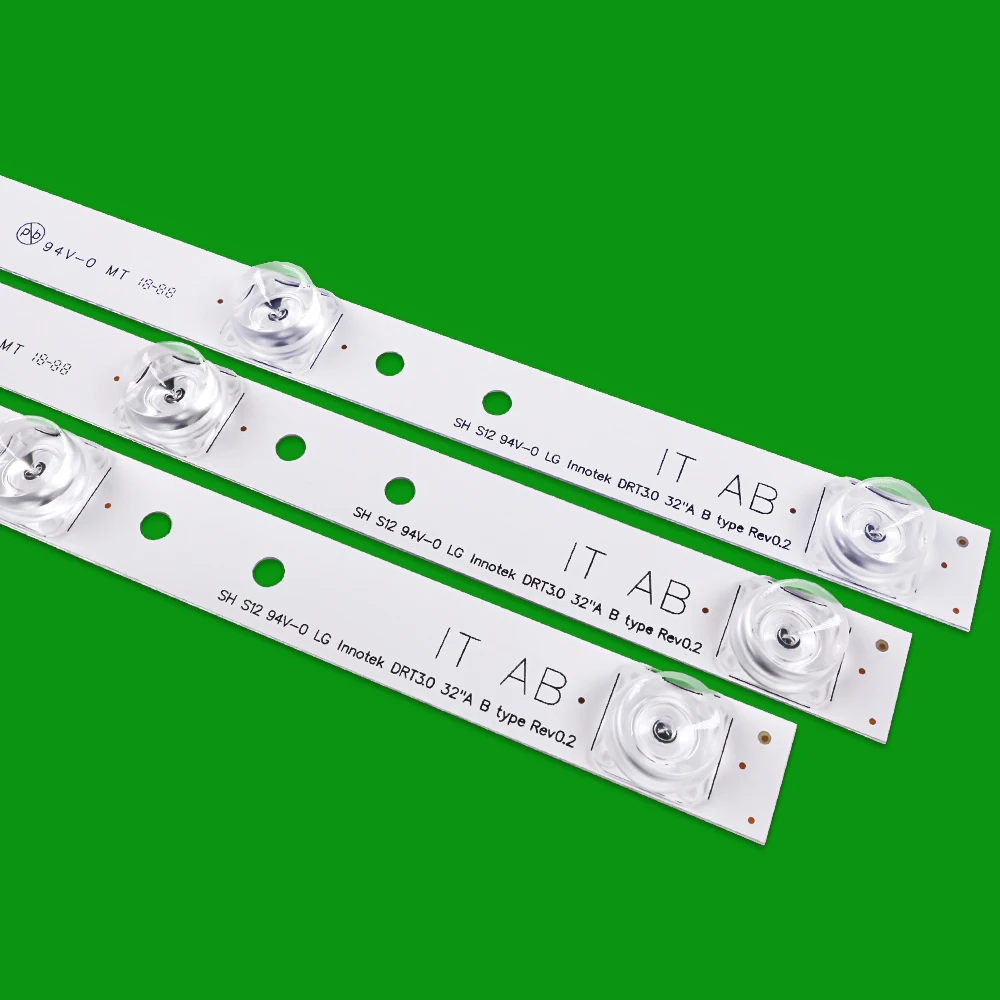 3 uds. drt 3,0 32 pulgadas A B tira de LED para iluminación trasera para LG TV 32LB5610 6916l-1974A 1975A 2224A 0419D innotek WOREE A B