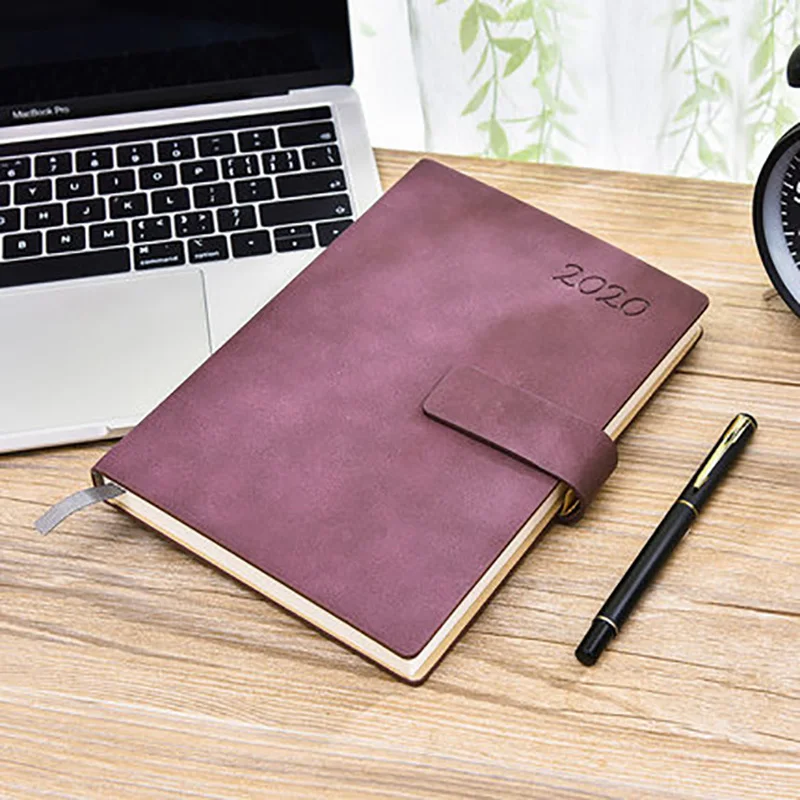 Najtaniej Agenda 2020 terminarz tygodniowy podróżnik pamiętnik luksusowy biznes notatnik ze sztucznej skóry powrót do szkoły notatnik Plan organizator książki prezent
