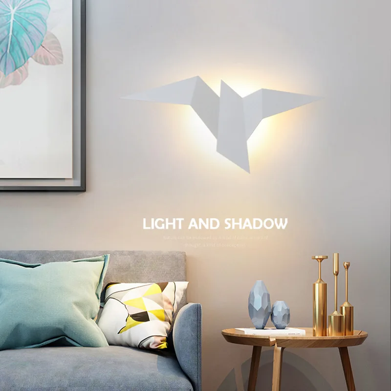 

Nordic Lamp Creative Wall Lamp LED Staircase Study Living Room Luxury Network Red Lamp Bedroom Bedside Staircase Wall Lights