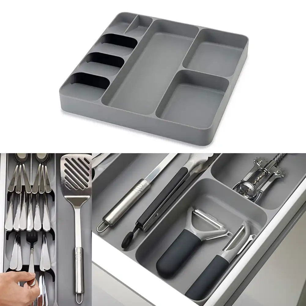 Practical Tray Insert Cutlery Spoon Utensil Divider Organizer Cutlery Spoon Utensil Divider Organizer