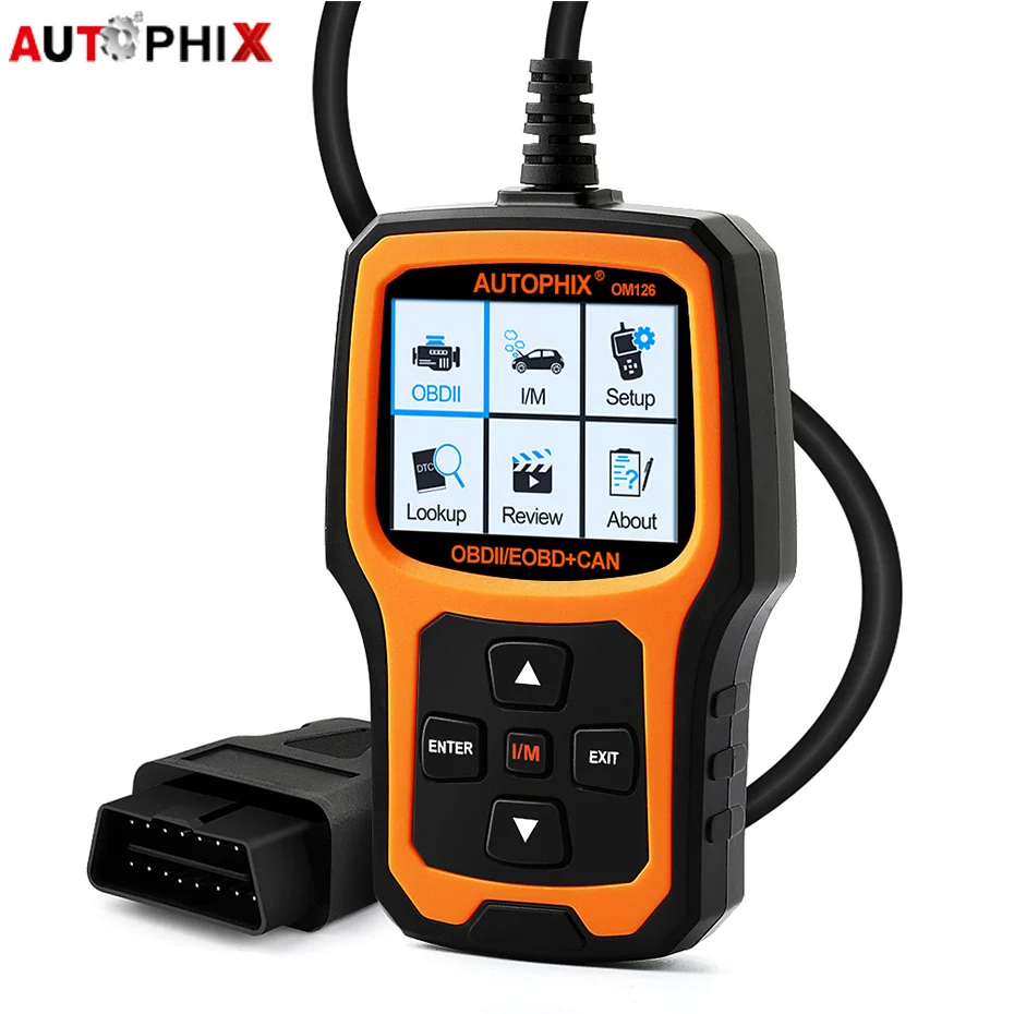Автоматический диагностический инструмент Autophix OM126 OBD 2 считыватель кодов EOBD JOBD