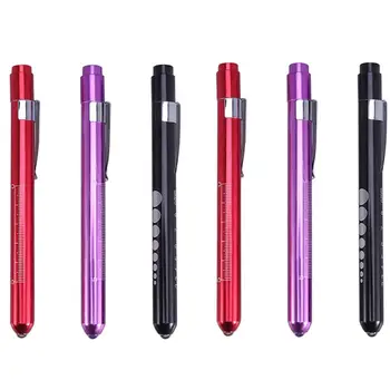 

6pcs High Quality Convenient Creative Pen Light Pen Flashlight LED Penlight for Women