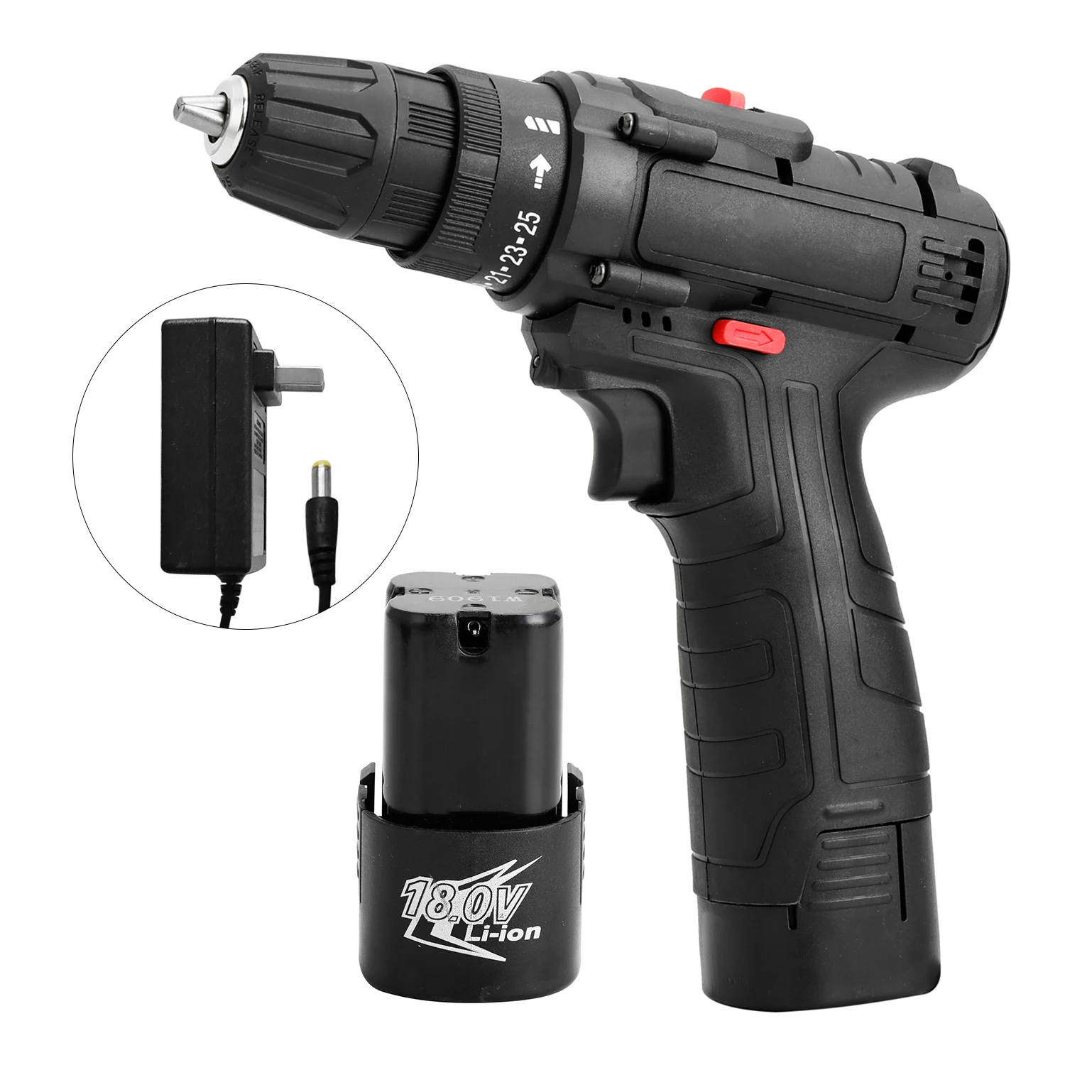 

18V Electric Screwdriver Cordless Drill Mini Power Driver DC Lithium-Ion Battery Wireless Rechargeable DIY Electric Power Tools