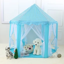 Tente château princesse rose pour enfants, Tipi Infantil, Tipi, Tipi, Tipi, Portable, pliable, maison de jeu pour enfants