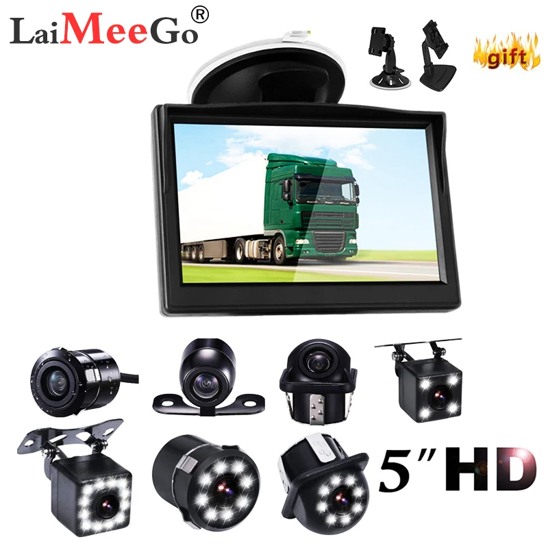 5 дюймовый TFT LCD HD экран автомобильный монитор парковочный заднего вида для 170