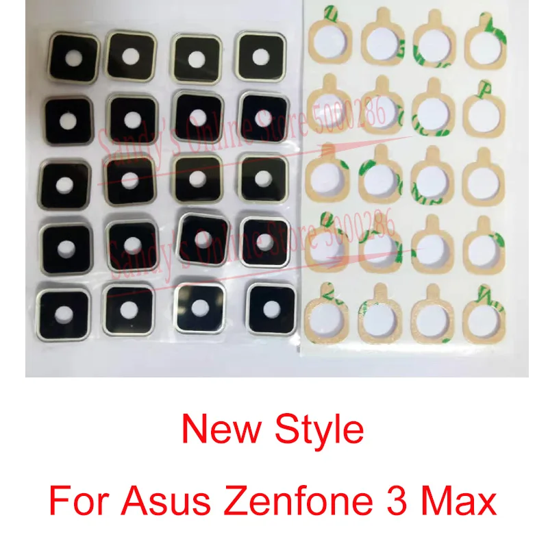 

1Pcs/Lot For Asus Zenfone 3 Max ZC553KL 5.5" Back Camera Glass Lens Rear Camera Lens Cover Part Replacement