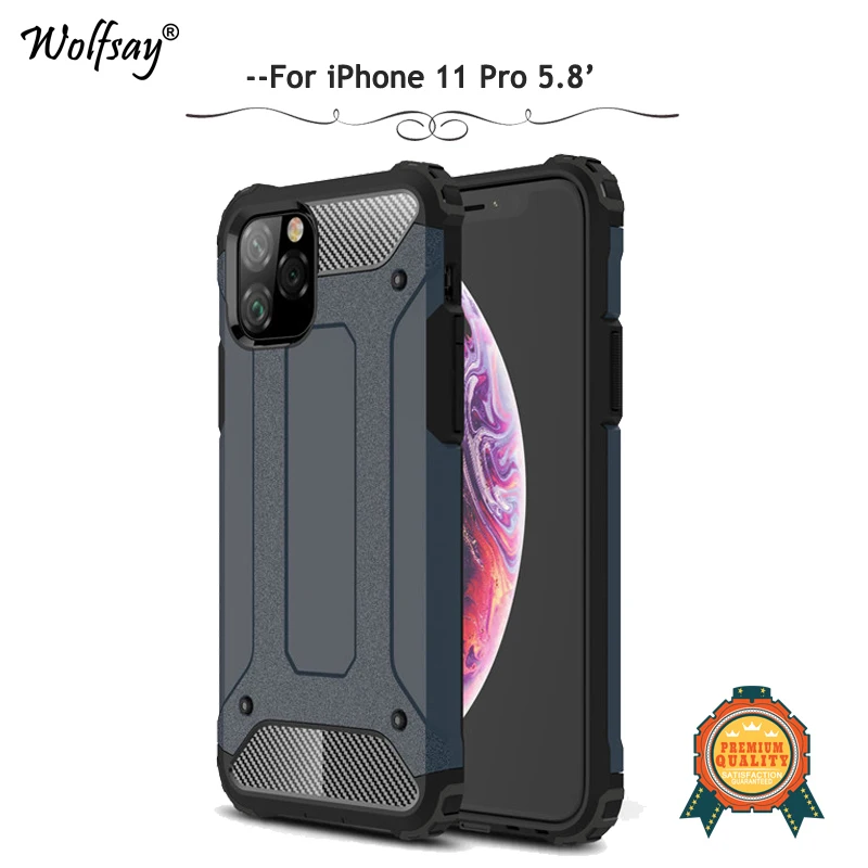 Чехол для iPhone 11 Pro противоударный армированный резиновый силиконовый Жесткий