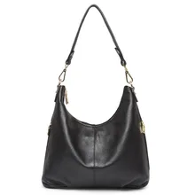 Женская сумка на одно плечо из воловьей кожи