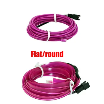 

EL Wire LED Atmosphere Light Lighter Socket Plug Decoration Purple Strip