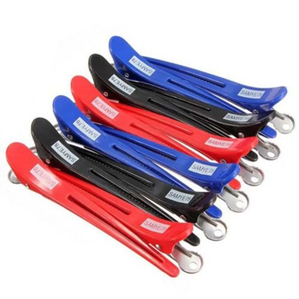 

1/10Pcs DIY Random Color Metal Alligator Hair Clip Hairpin Large Barrettes Headwear Salon Barber Hairstyle Tools