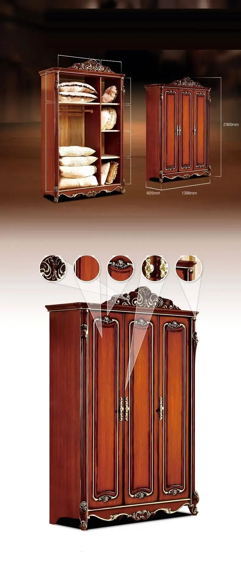 Roupeiro Clothing Mobilya Armario Armadio Madera Storage Shabby Chic Furniture Mueble De Dormitorio Cabinet Bedroom Wardrobe