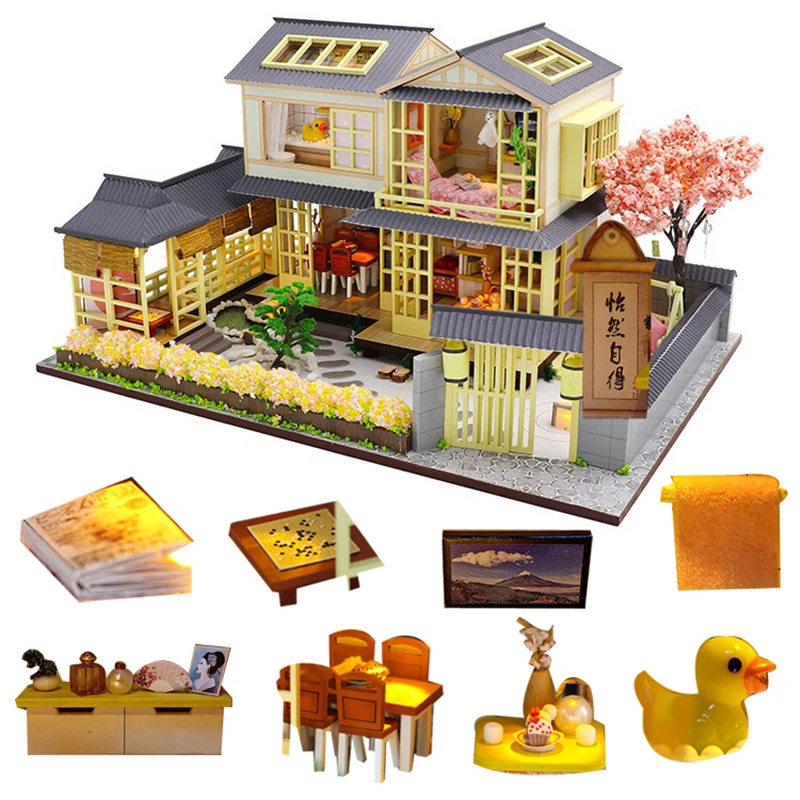 dollhouses with furniture