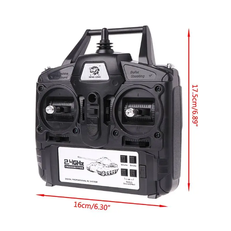 2 4GHz 5 3 Version 1 16 Controller Transmitter Remote Control Set for Heng Long RC 3