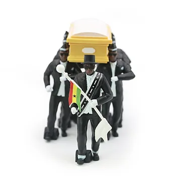 

Cosplay Ghana Dancing Pallbearers Coffin Dance Figure Action Funeral Dancing Team Display Funny Accessories