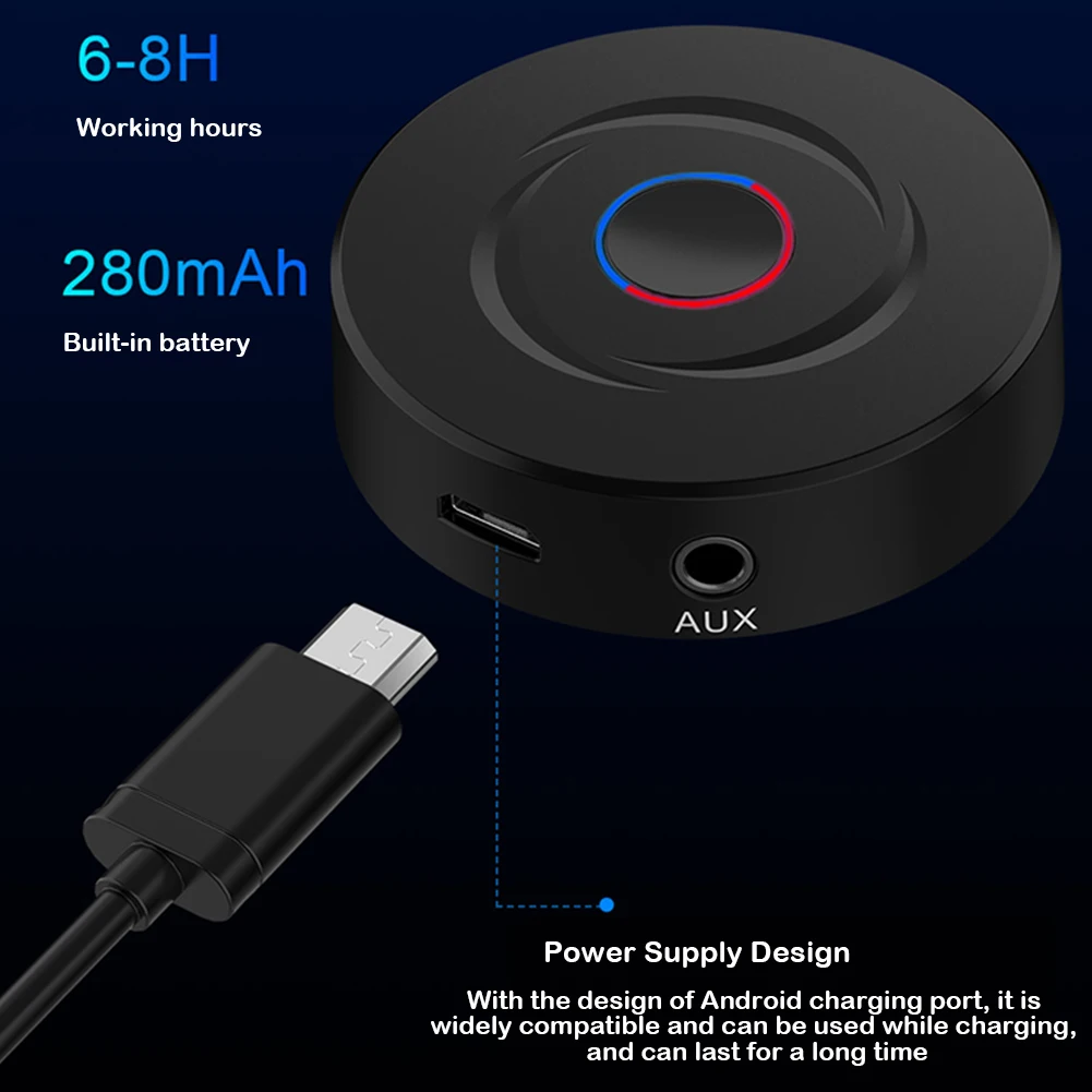 Bluetooth 5,0 приемник передатчика 2 в 1 адаптер 3,5 мм разъем аудио для наушники для телевизора PC музыкальный рецептор AUX Bluetooth 3,5 мм