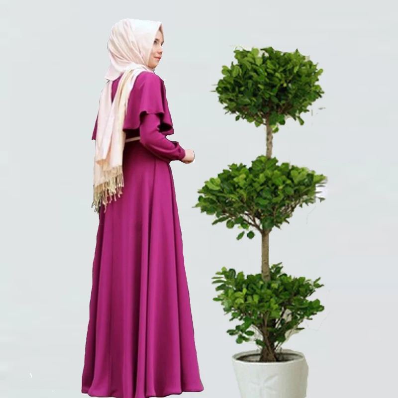 abaya dress dubai Индивидуальная накидка-стиль Дубай Абая Турецкая женская одежда мусульманское платье исламское коктейльное дамское винтажное Макси-платье с длинным рукавом - Цвет: abaya dress dubai