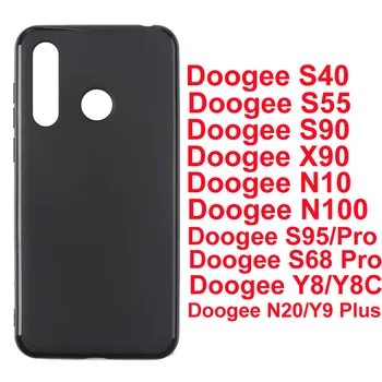 Перейти на Алиэкспресс и купить Для Doogee N20 черный чехол подходит корпус TPU мягкий чехол для Doogee N20 чехол на заднюю панель телефона противоударный Для Doogee N20