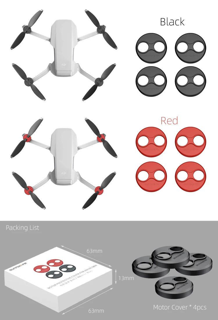 4 шт. алюминиевый сплав крышка двигателя для DJI Mavic мини Пылезащитный Водонепроницаемый двигатель протектор крышки для мотора для Mavic мини аксессуары