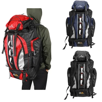 

100L Large Capacity Outdoor Sports Backpack Travel Bag Hiking Camping Backpack Climbing Fishing Bag for Men and Women
