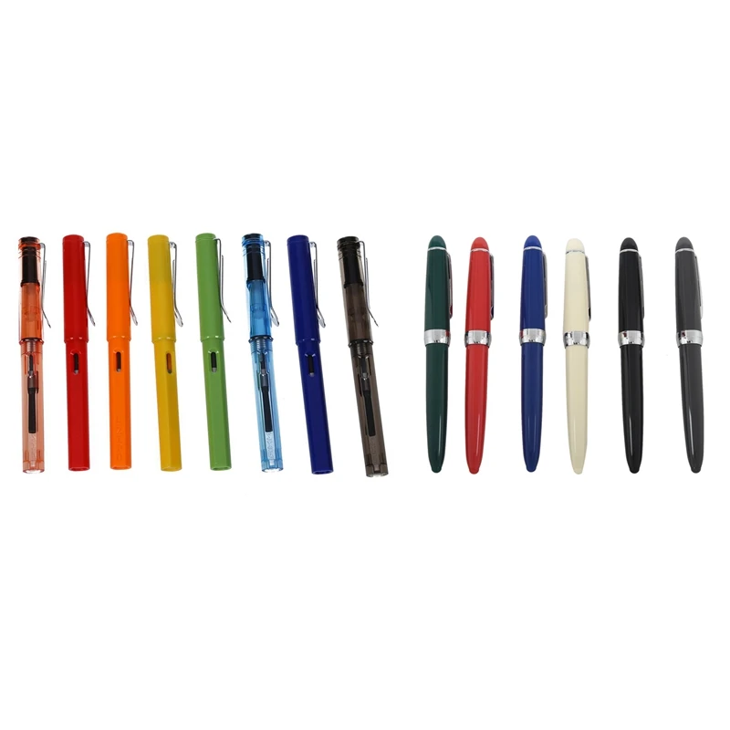 8 PCS Jinhao 599 Fountain Pens Diversity Set Unique Style