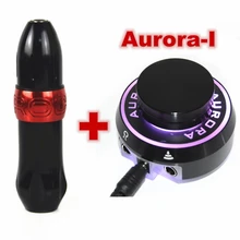 Мощная мощная роторная татуировочная машина, тихая Легкая ручка С авророй, ЖК-тату, комплект для тату