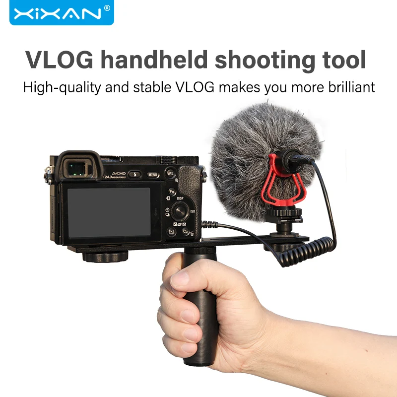 

Camera Handheld Stick Anti-Shake Handle Tripod Micro Single Mobile Phone Live Shooting Universal 1/4 Screw Bracket Accessories