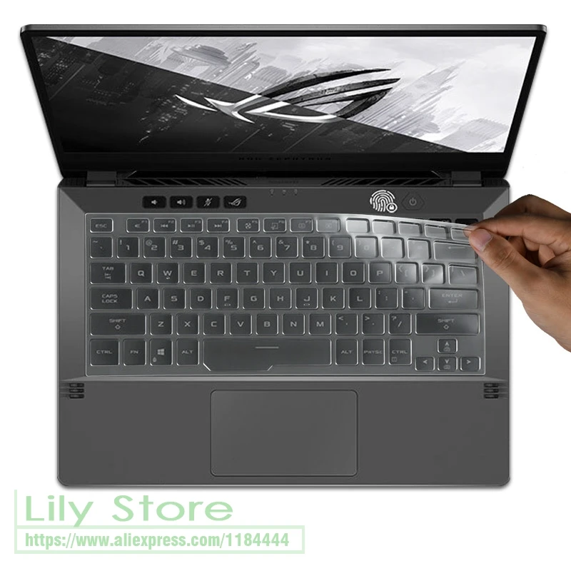 Прозрачная клавиатура из ТПУ Защитная пленка для Asus ROG Zephyrus G14 GA401 GA401ii GA401iv GA401iu 14