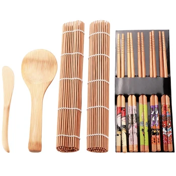 

9Pcs/Set Diy Sushi Maker Set Rice Mold Kitchen Sushi Making Tool Kit Sushi Mold Cooking Tools Set For Sushi Roll Cooking Tools