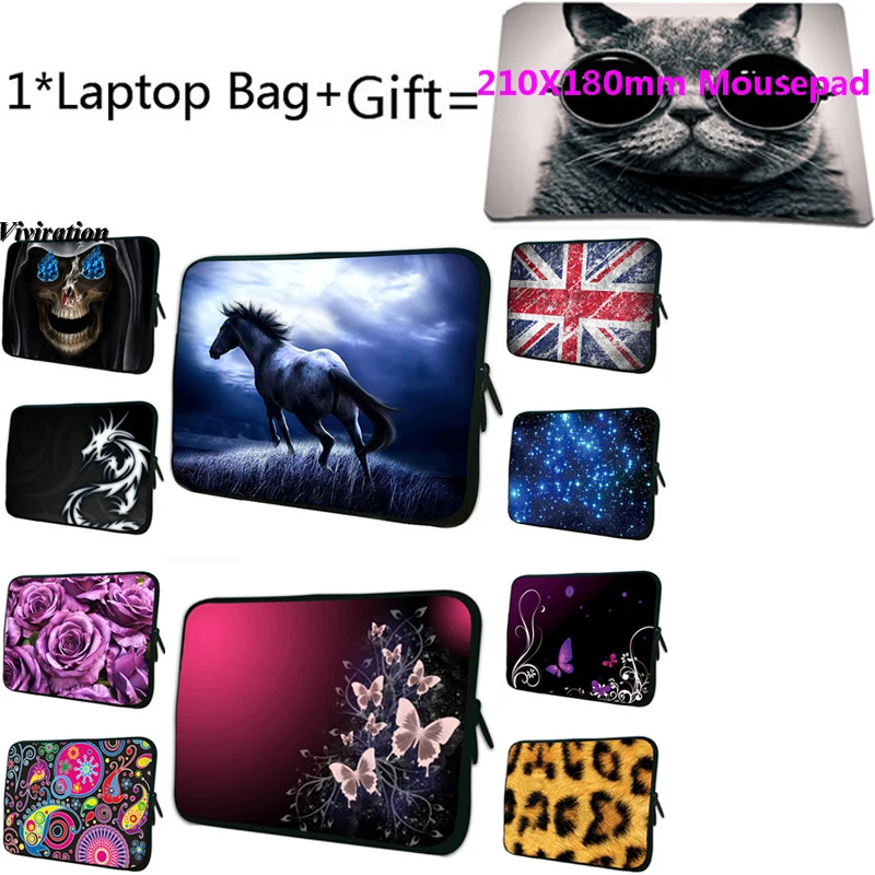 7/10,2/чехол для планшета huawei iPad Air 3 Pro 11 принтами Funda Portatil 11,6 15,6 13,3 13 12 14 17,3 17 дюймов Сумка для ноутбука+ коврик для мыши