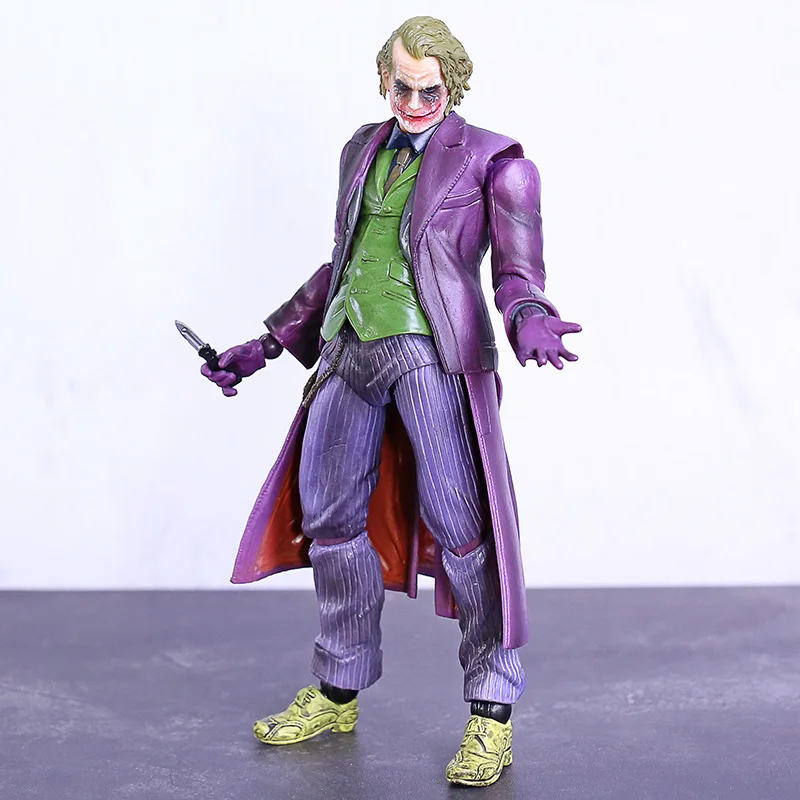 The Joker BatMan The Dark Knight Rises Action Figure DC Comic Play Arts Kai Batman Anime Collection