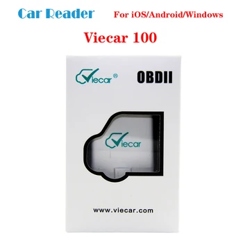 

ELM327 V1.5 VIECAR100 Bluetooth 4.0 for IOS/Android/Windows system Car Code Reader Scanner Auto Diagnostic tool OBD2 SAE J1850