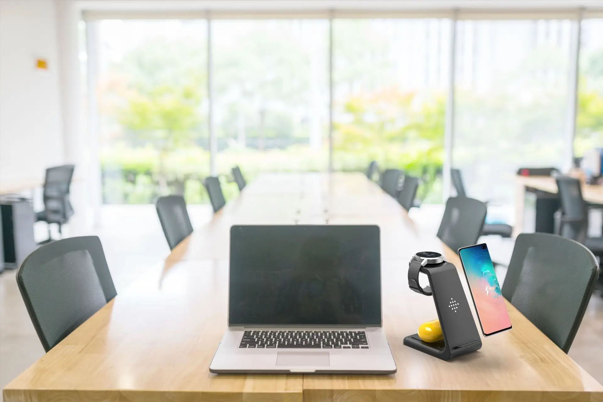 3 в 1 Qi зарядное устройство для iPhone X 8 XR samsung S10 быстрая Беспроводная зарядная подставка Док-станция зарядное устройство для samsung galaxy watch активные почки