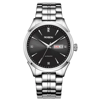 

Luxury Brand ROSDN Men's Watches Japan Automatic Mechanical Watch Men Sapphire 50M Waterproof Full Stainless Steel Clock R2168