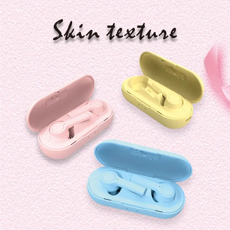 CUCA T2 Bluetoothe Earphone 5 0 Macaroon Wireless Headphones Stereo HD Noise Cancel Headset HIFI Music Earbuds For iphone xiaomi