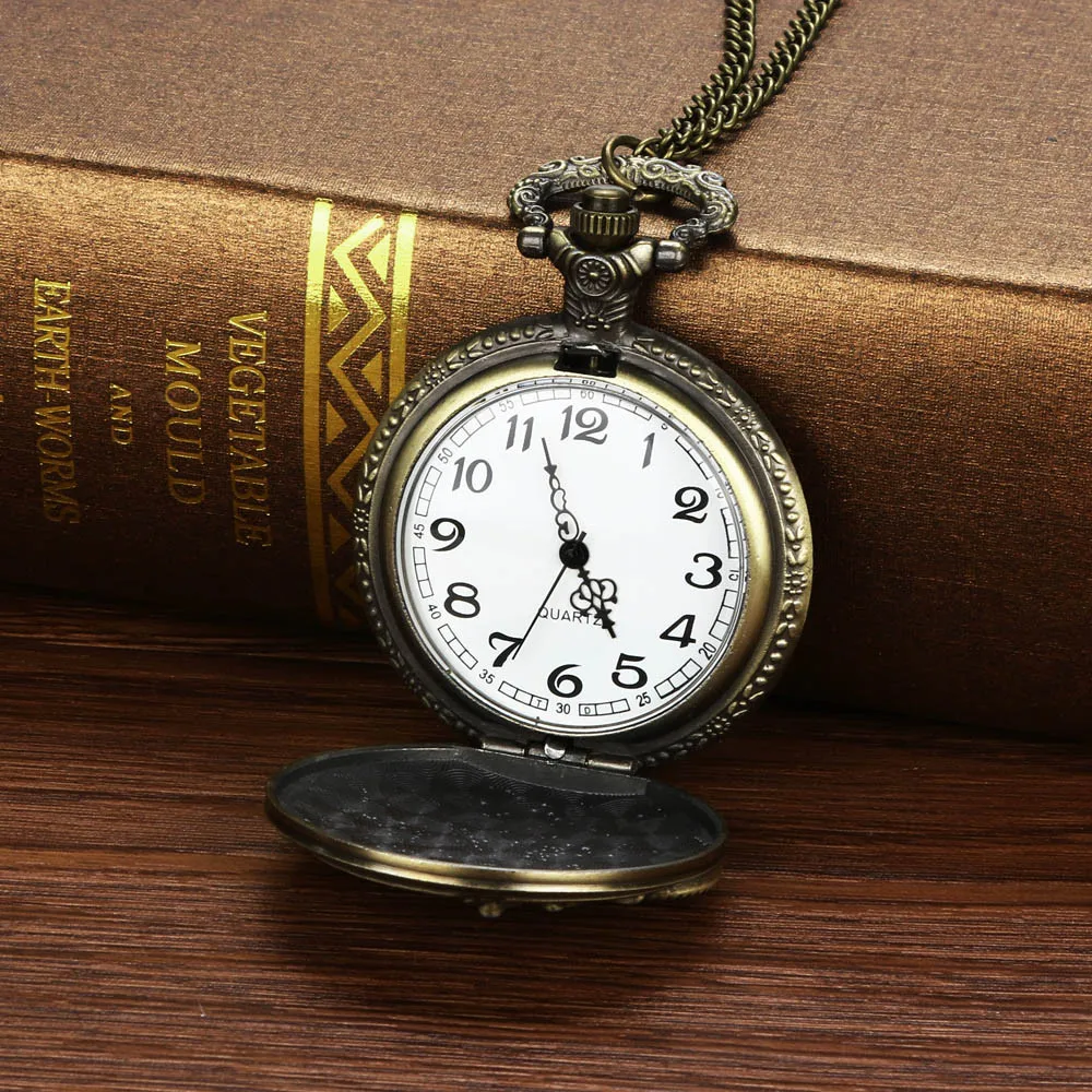 Карманные часы kёstekli saat с цепочкой в стиле ретро, лучшие карманные часы с ожерельем для дедушки, подарки для папы, подарок для девочки relojes collar
