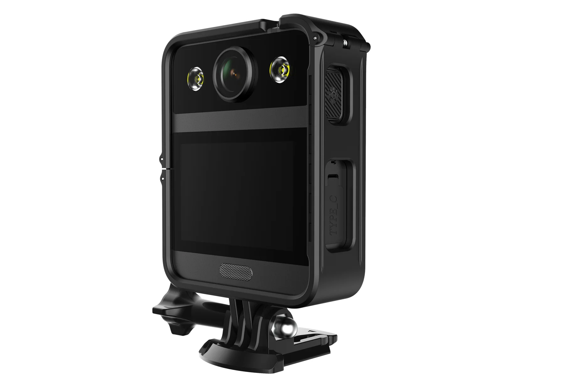 Cámara corporal portátil SJCAM A20, minicámara DV con pantalla táctil y visión nocturna de 10m, videocámara antirobo usable para policía y aplicación de la ley