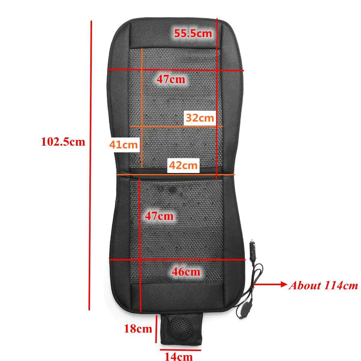 12V smart cool car cushion ventilation cushion cooling seat air fan massage seat air conditioning cushion 2 speeds low/high 12V smart cool car cushion ventilation cushion cooling seat air fan massage seat air conditioning cushion 2 speeds low/high