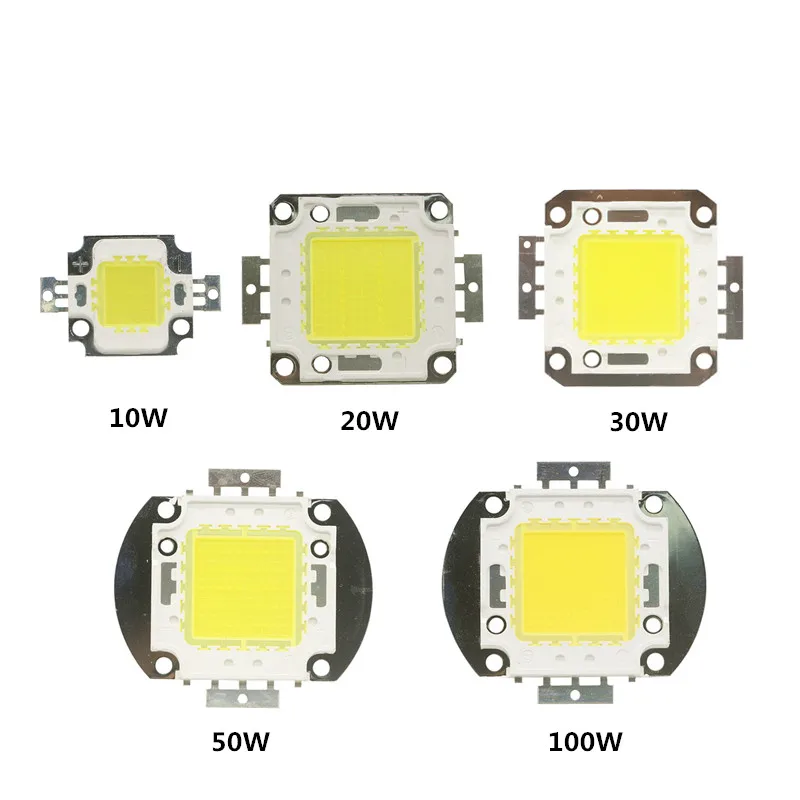 DC 9 12V 24 38V 10W 20W 30W 50W 100W COB Светодиодная лампа для прожектора прожекторное освещение
