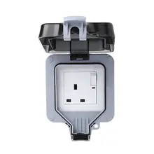 vragenlijst oplichterij verkoper 13a. Engels-Stijl Ip66 Buiten Waterdichte Socket Regen-Proof Tuin Outdoor  Stopcontact Doos Hong Kong Drie Gat brengen - AliExpress Licht & verlichting