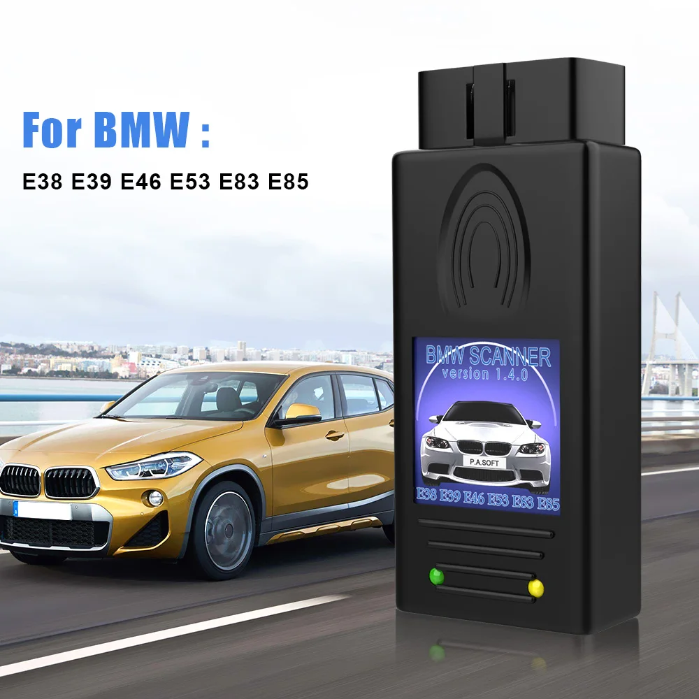 Scanner For BMW E38 E39 E46 E53 E83 E85 Serie 3 5 7 X5 X7 Version 1.4.0 Unlock For Windows XP Car Diagnostic Tools Code Reader 2