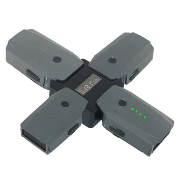 

4 in1 Battery Charging Hub EU Rapid For DJI Mavic / Pro Smart Multi Battery Intelligent Charging Hub With LCD Display Portble
