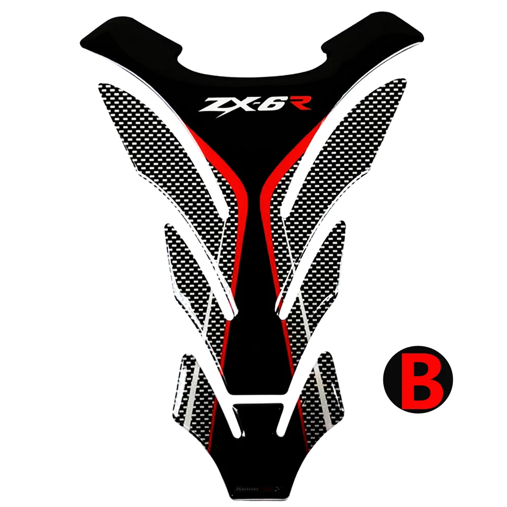 3D защитная накладка на бак мотоцикла стикеры наклейки чехол для Kawasaki ZX6R ZX-6R ZX-6RR бак