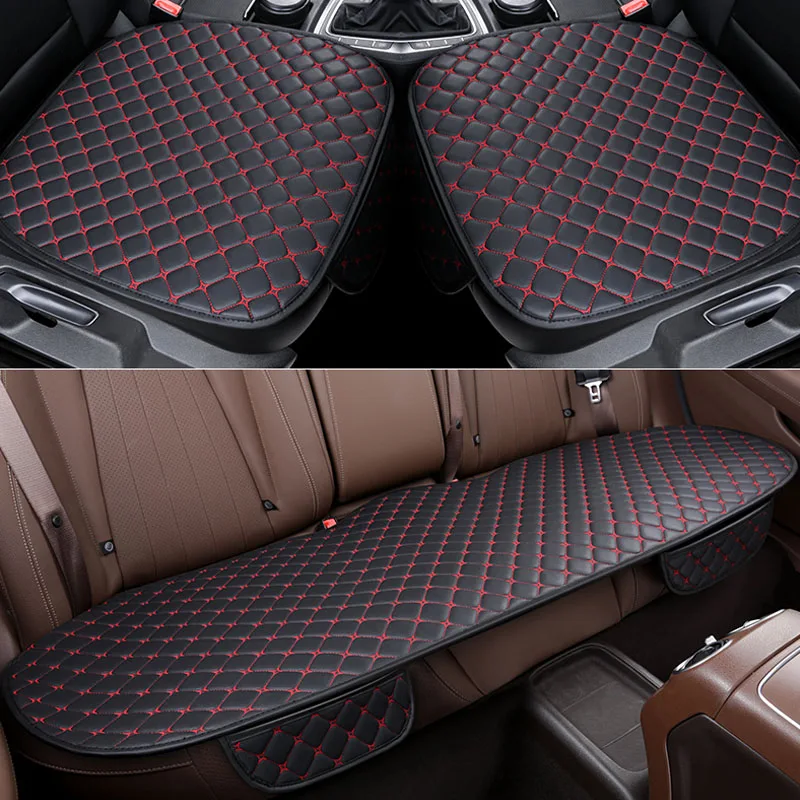 Set coprisedili universali per Auto coprisedili per Auto in pelle Premuin seggiolini Auto tappetini per cuscini coprisedie protezione accessori per Auto - immagine 6