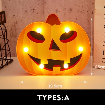 

Outdoor Battery Operated Festival Haunted Home Party Lantern Pumpkin Light Halloween Decor Garden Holiday LED String Lamp Horror