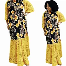 short african lace dresses