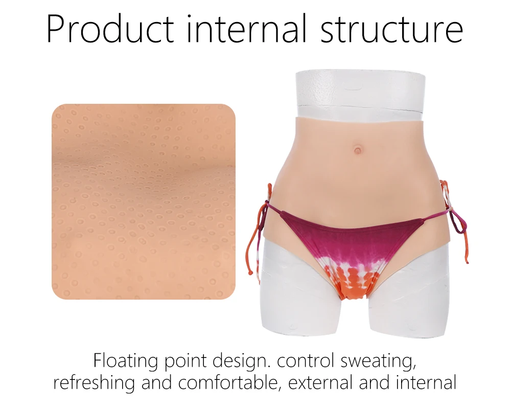 High End Realistic Silicone Penetrable Fake Vagina Panties Underwear 7th Generation No Oil No Fade Crossdresser Sissy crossdressing (5)