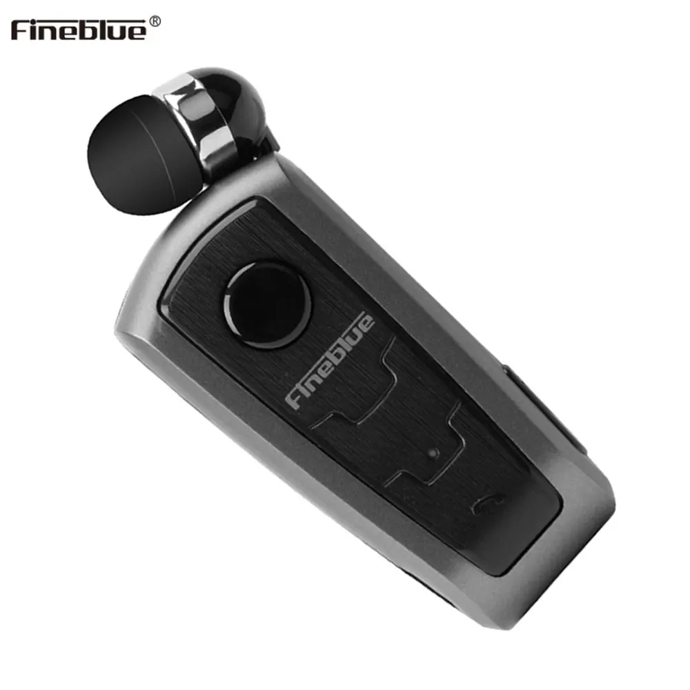 Беспроводная bluetooth гарнитура Fineblue F910 оригинальные вибрирующие наушники вкладыши