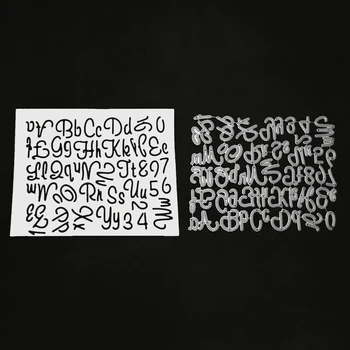

Uppercase and Lowercase Letters Metal Cutting Dies Stencils For DIY Scrapbooking Embossing Paper Cards Photo Album Making Craft