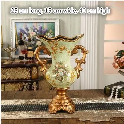 style 19 Старинные керамические вазы в европейском и американском стиле, настольные украшения для домашнего офиса, креативные - Цвет: style 19