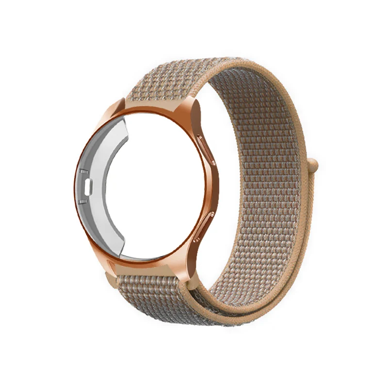 A27 Ремешок+ чехол для samsung gear S3 Frontier Galaxy watch 46 мм 42 мм ремешок 20 мм 22 мм ремешок для часов нейлоновый браслет аксессуары для часов - Цвет ремешка: A27